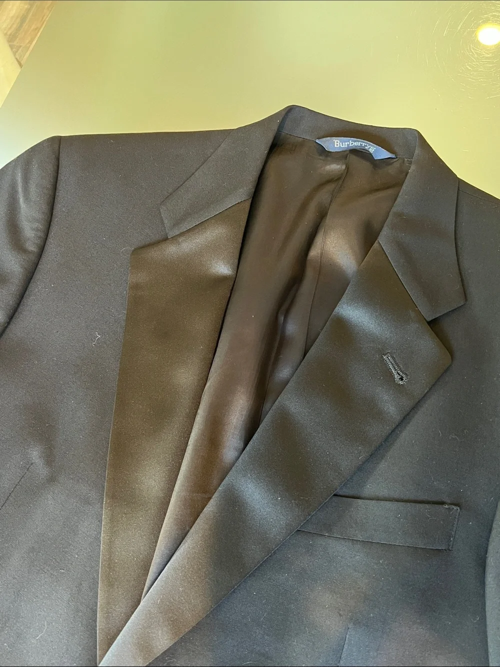Burberry tuxedo jacket